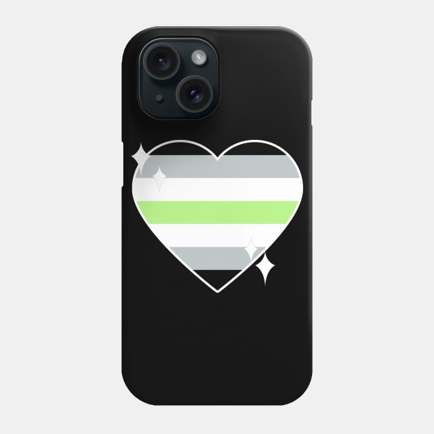 Kawaii Pride Collection - Agender Phone Case by rewordedstudios