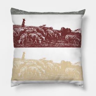 The Dog’s Watch Stripe Color Block  Pattern Pillow