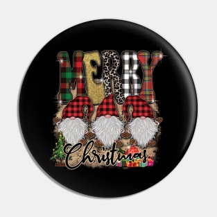 Gnome Merry Christmas Pin