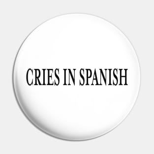Cries in Spanish Shirt | Y2K Clothing | Trendy Top | Graphic Shirt | Y2K Pin