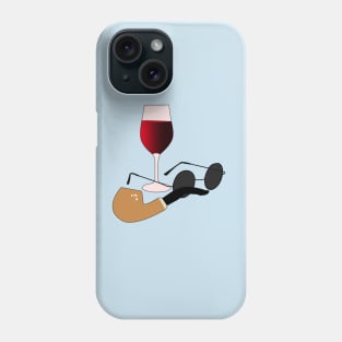 Wine, Pipe and Glasses Phone Case