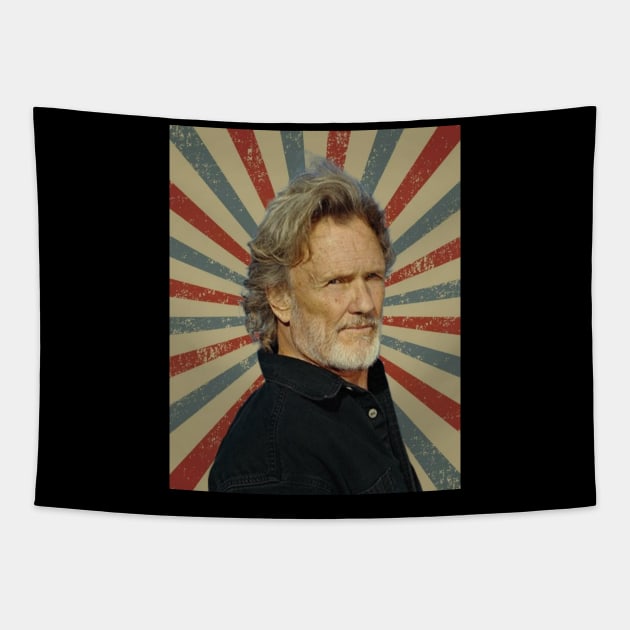 Kris Kristofferson Tapestry by LivingCapital 