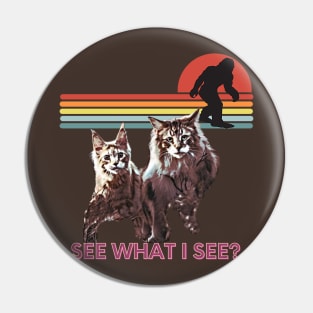 See what I see? (2 cats and Bigfoot) Pin