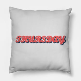 Thursday Pop Vintage Pillow