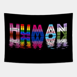 Human lgbt pride Tapestry