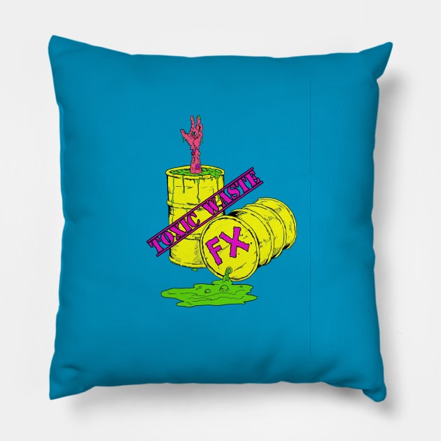 Toxic Waste FX Pillow by Toxic Waste FX