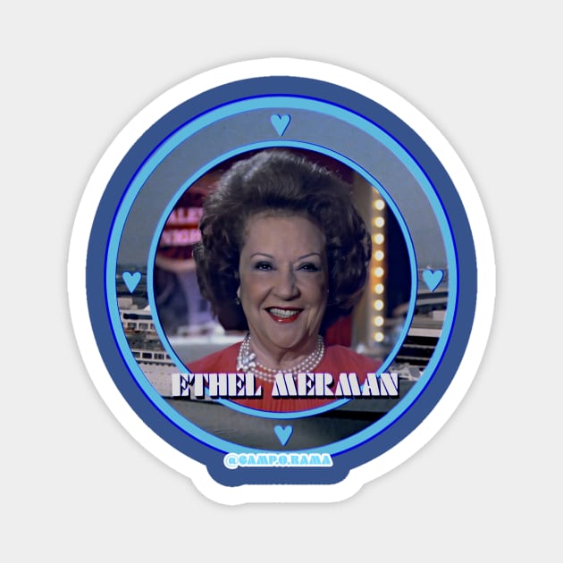 Ethel Merman Magnet by Camp.o.rama