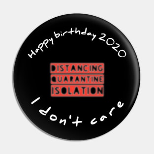 quarantine birthday 2020 Pin