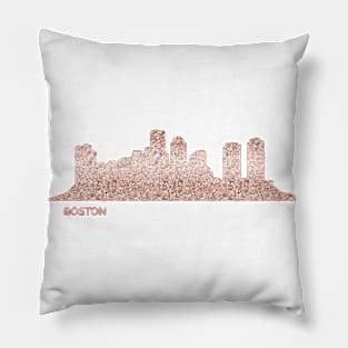 Boston rose gold Pillow