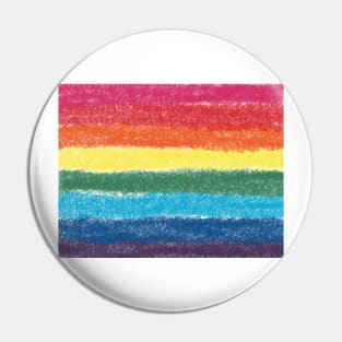 LGBTQ+ Crosshatch Pride Flag Pin