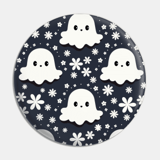 Cute Ghost Pattern Pin