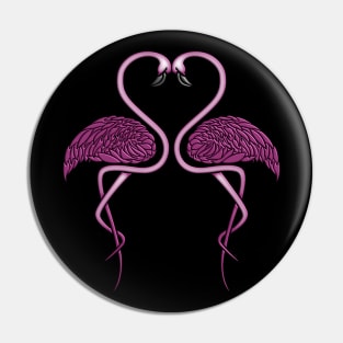 Flamingo Couple - So In Love Pin