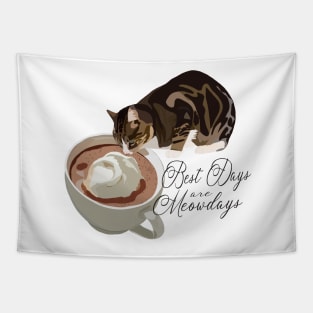 Best Days Are Meowdays Tapestry