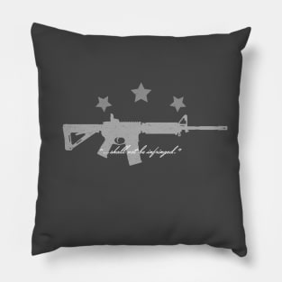 Shall Not be Infringed v1 (Distressed) Pillow