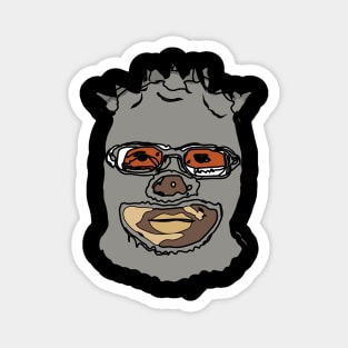 Grey Balaclava Mask Magnet