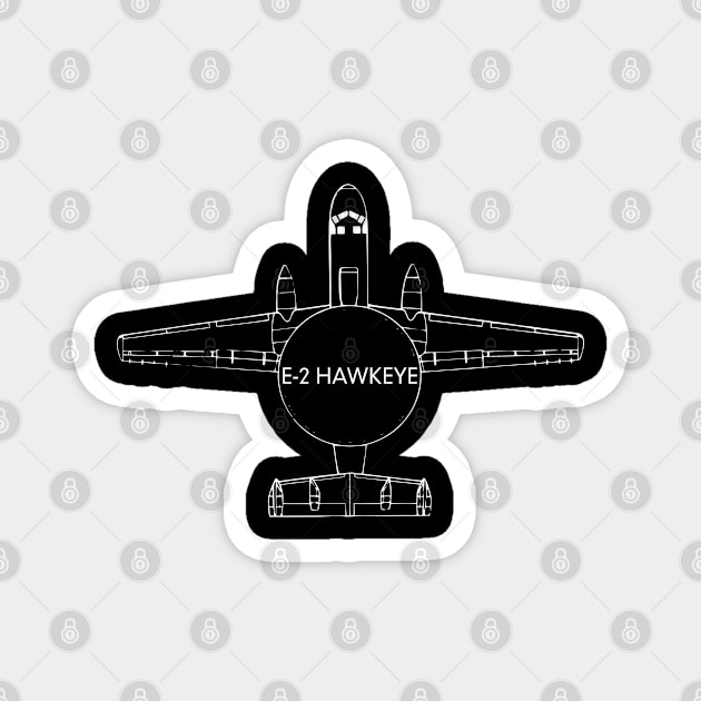 E2 Hawkeye AEW Plane Magnet by Battlefields