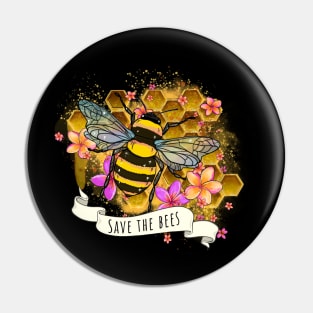 Save the Bees 8 Pin