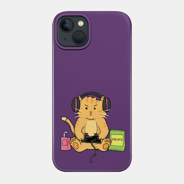 Gamer Cat - Gamer - Phone Case