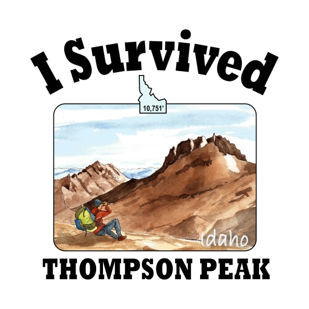 I Survived Thompson Peak, Idaho by MMcBuck