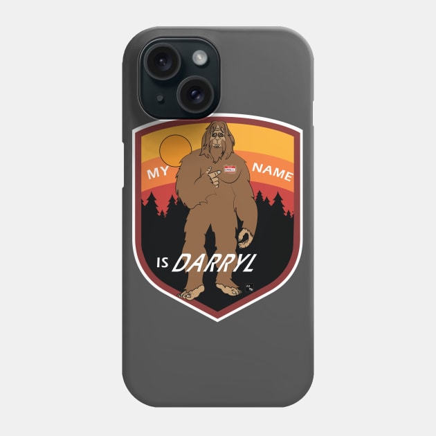 Bigfoot Darryl Phone Case by AltTabStudio