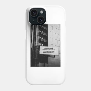 Promises Quote Phone Case