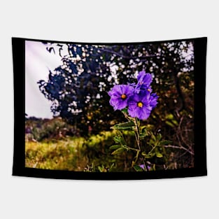 Purple flowers Tapestry