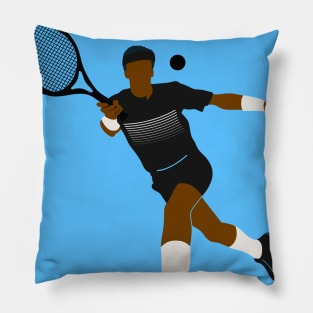 Watch Me Win Brown Skin Black Boy Joy Man Male Tennis Player Coach Athlete Sports Afro Kwanzaa Gift Design Pillow