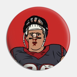 JJ Watt Bloody Nose Pin