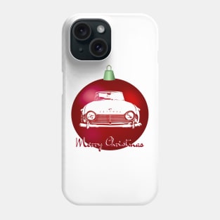 Triumph TR4A British classic car monoblock Christmas ball special edition Phone Case