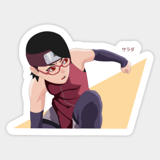 Sarada Uchiha Stickers Teepublic