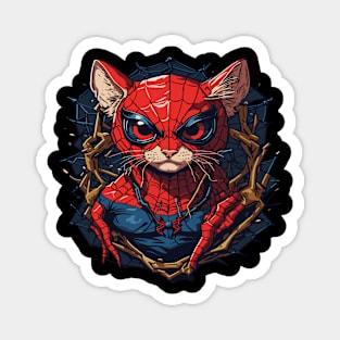 Spider Cat Magnet