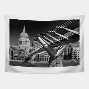 St Paul's Cathedral London Millennium Bridge Tapestry