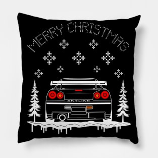 Skyline GT-R Christmas Pillow