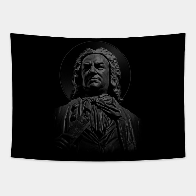 Johann Sebastian Bach Tapestry by Crimson Lizard