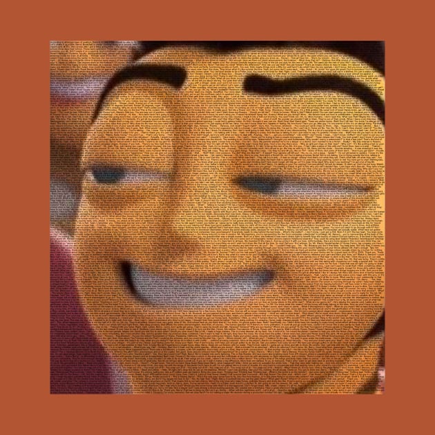 Entire Script of the Bee Movie Alternate Design by TeeCupDesigns