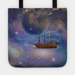 Fantastic sailing ship Tote