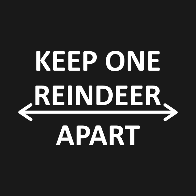 Keep One Reindeer Apart by Lasso Print