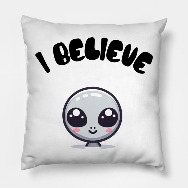 I BELIEVE Pillow by DMcK Designs