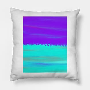 "Horizon" - Digital Psychedelic Design Pillow