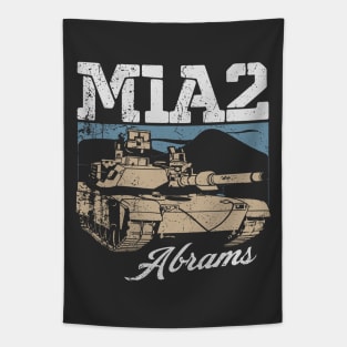 M1A2 Abrams - American Desert Storm Tank Tapestry