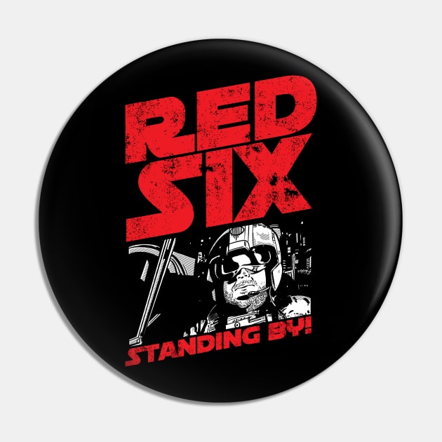 Red Six Standing By Pin by mannypdesign