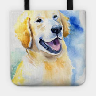 Golden Retriever Watercolor - Gift For Dog Lovers Tote