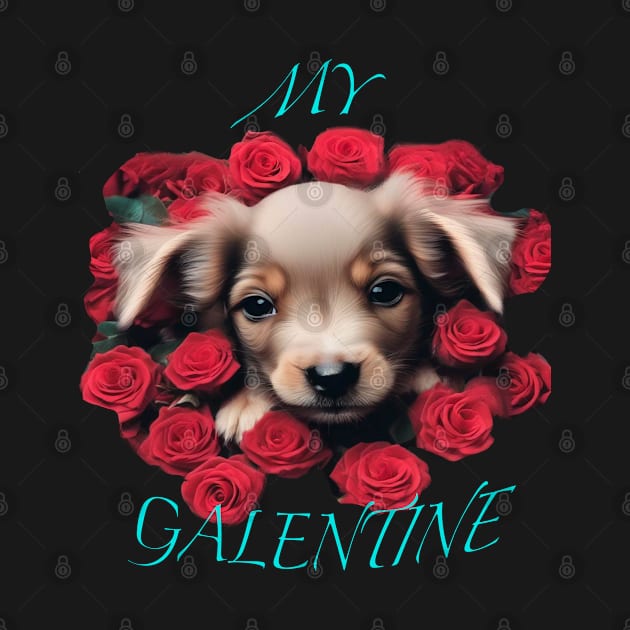 My galentine super cute puppy by sailorsam1805