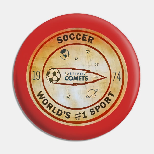 Baltimore Comets Soccer Pin by Kitta’s Shop