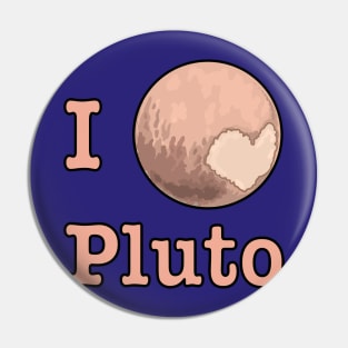 I "Heart" Pluto Pin