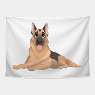 German Shepherd Dog Tapestry