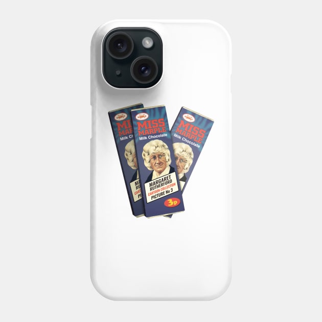 Miss Marple Milk Chocolate Phone Case by Andydrewz