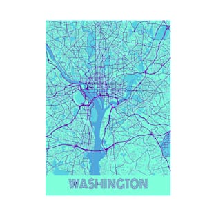 Washington - United States Galaxy City Map T-Shirt