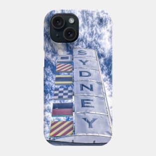 Sydney and Nautical Flags Phone Case