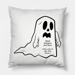 Ghosting and success Pillow